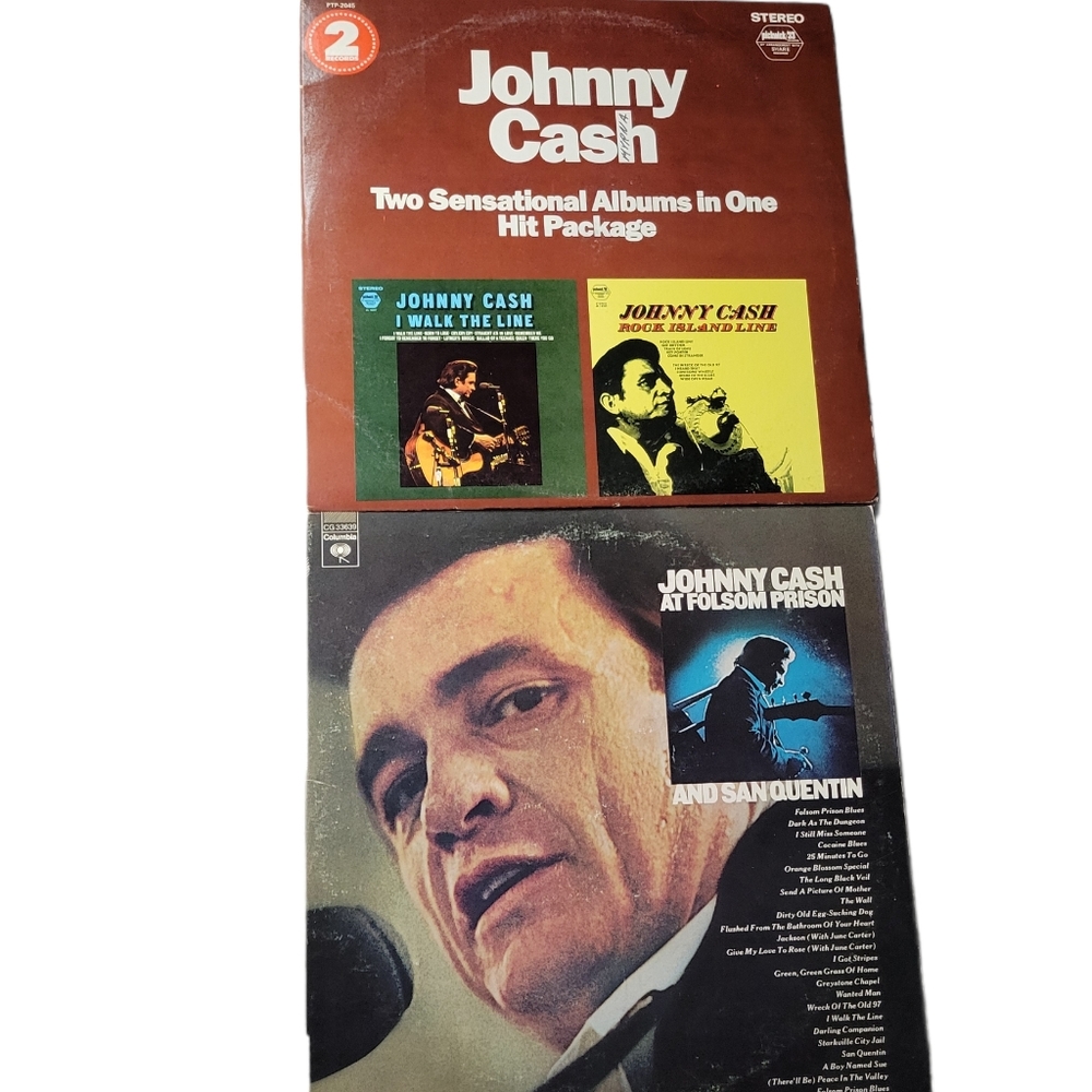 Johnny Cash at Folsom & San Quentin & Johnny Cash Two Albums in one